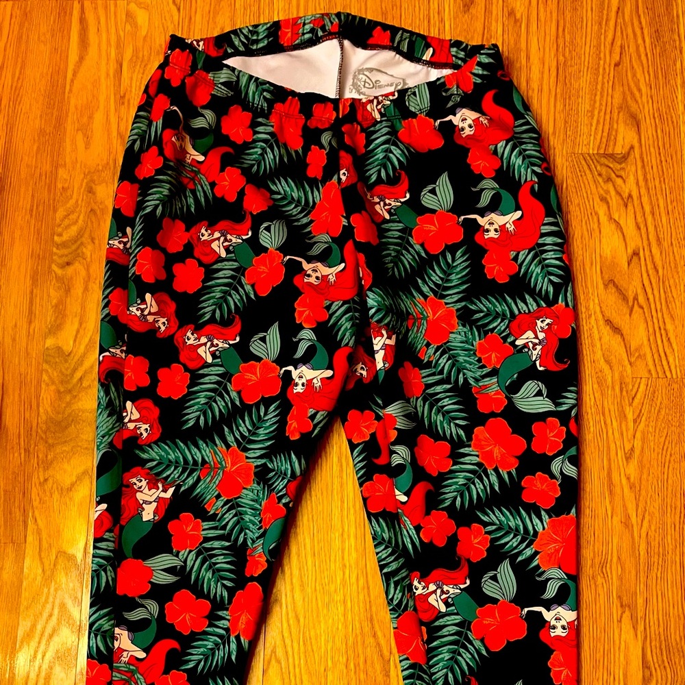 Disney Little Mermaid Women’s Leggings (Size: 2)